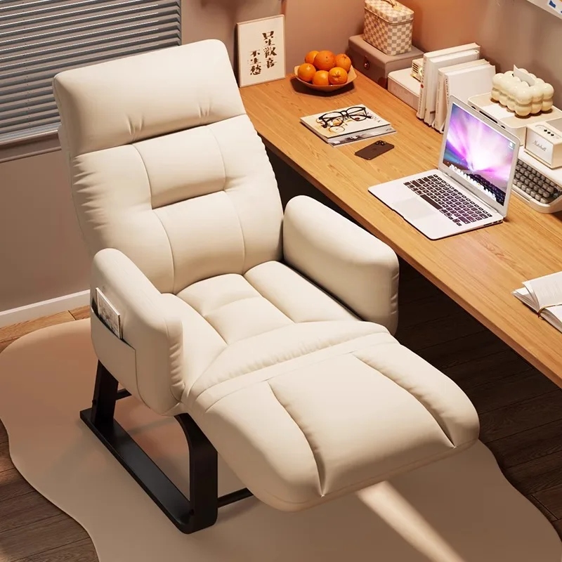 Foldable Office Chairs Comfortable Study Desk Chair Ergonomic Computer Gaming Backrest Chair Modern Multifunction Home Furniture