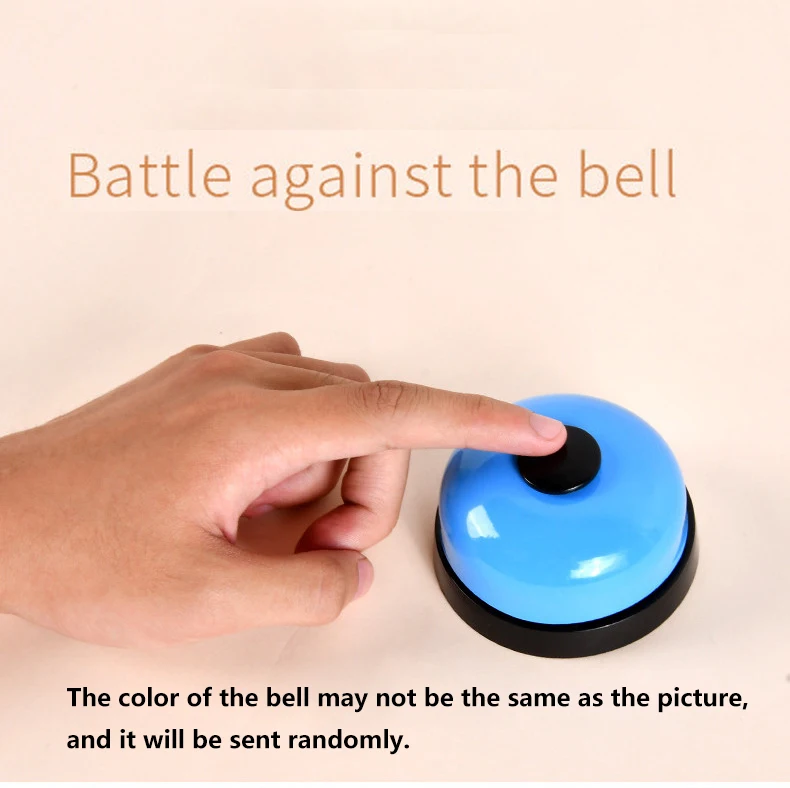 Early Educational Thinking Training Toy for Kids, Fingers Ring Game with Elastic Bands and Bell, Parent-child Interactive Games