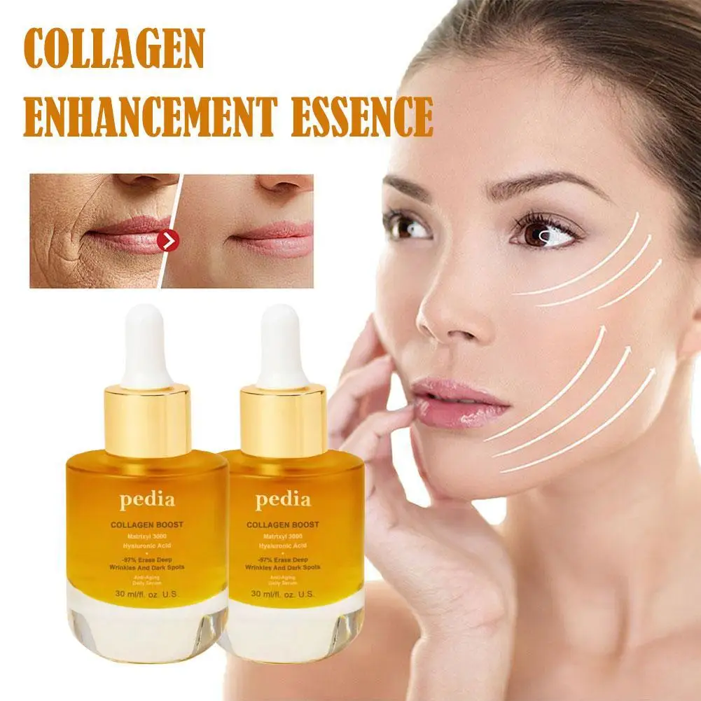 1X Pedia Advanced Collagen Boost Anti Aging Serum Anti Wrinkle Hyaluronic Acid Anti Aging Collagen Whitening Moisturizing Face