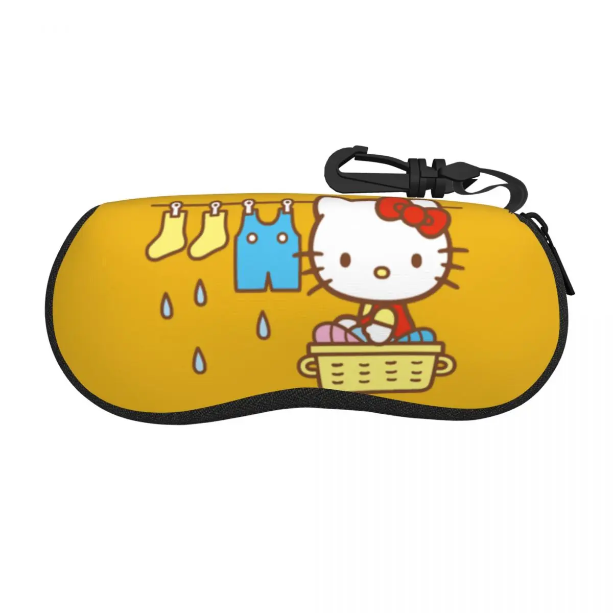 

Солнцезащитные очки Sanrio Hello Kitty Cat с рисунком, мягкий чехол, неопреновый чехол на молнии, чехол для очков, защитная коробка на заказ для очков