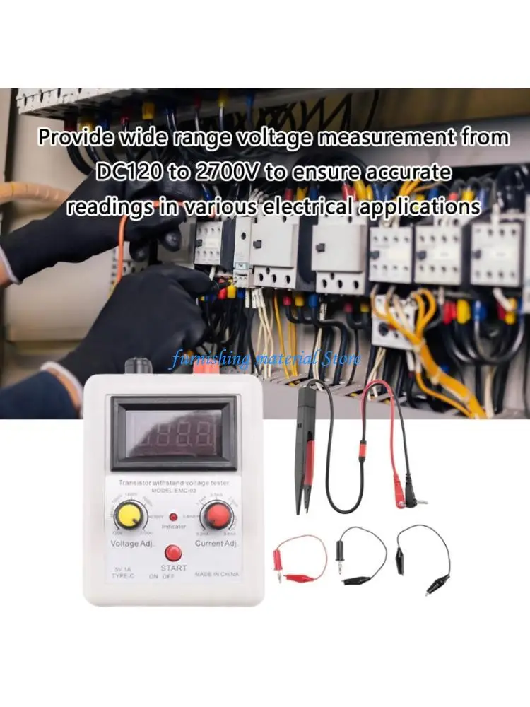 Y5GD Electrical Tester DC120V To 2700V Shockproof Design For Professional Electricians And Technicians