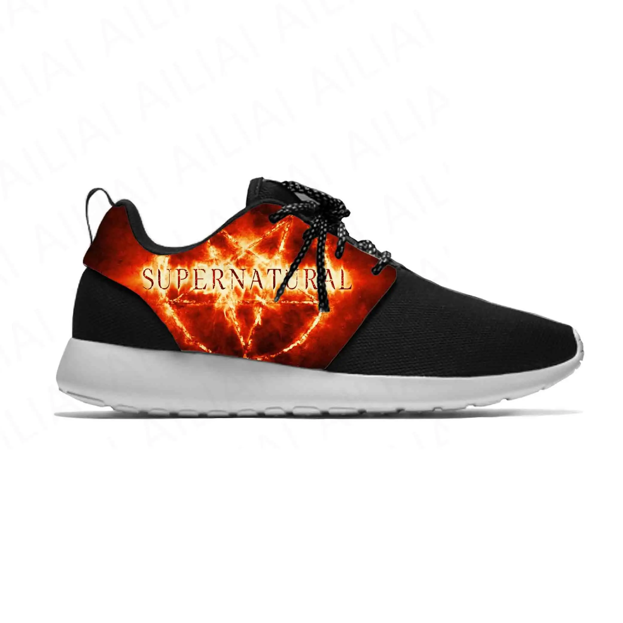 Movie TV Supernatural Winchester Brothers Fashion Sport Running Shoes Casual Breathable Lightweight 3D Print Men Women Sneakers