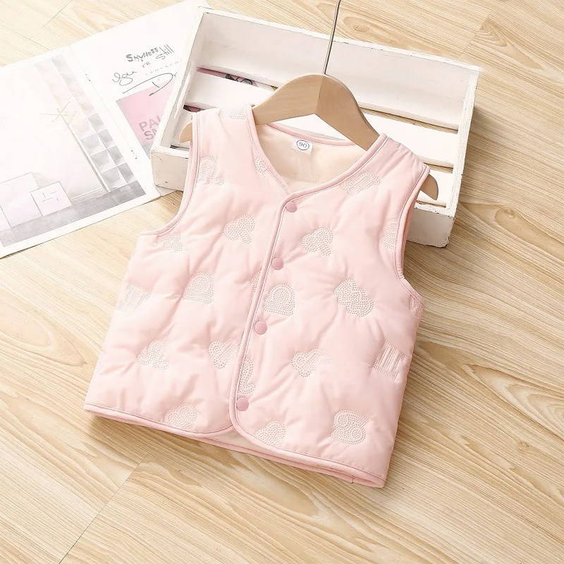 جودة الأولاد صدرية الحرارية الاطفال سترة الخريف الشتاء ملابس الأطفال
