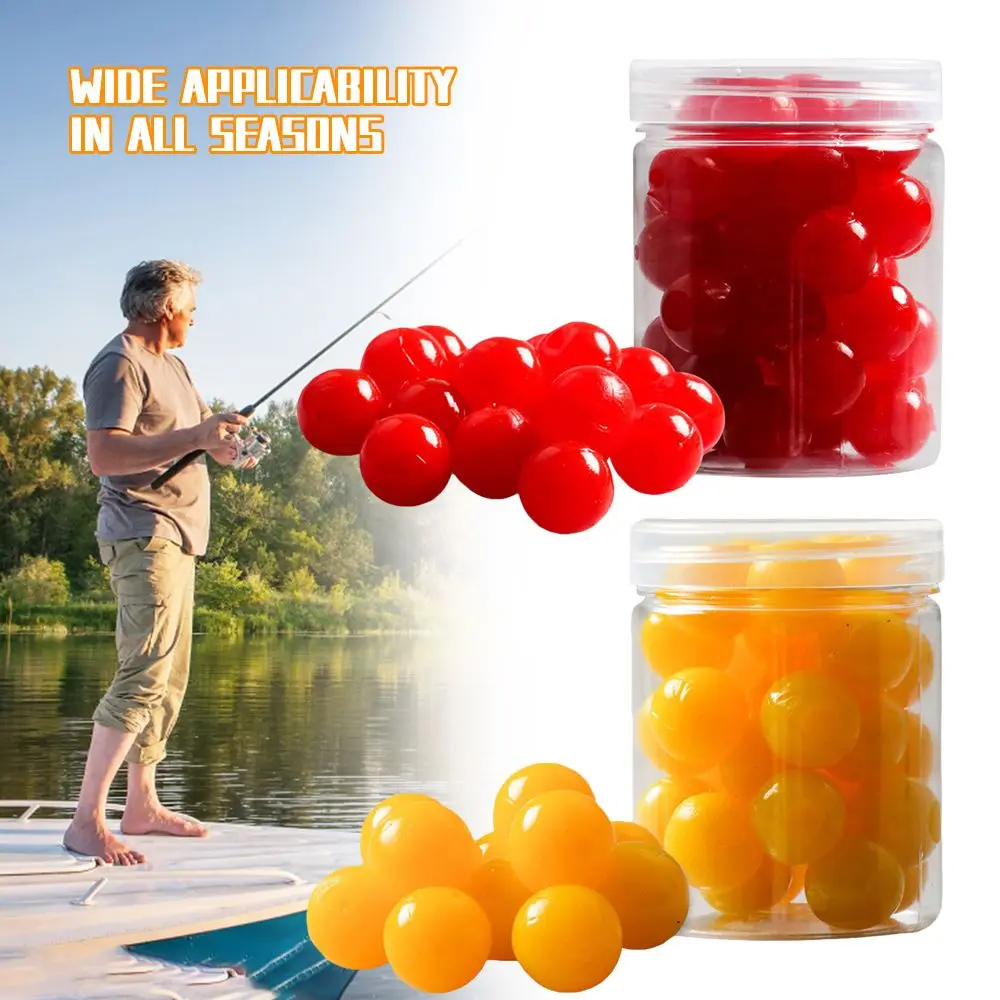 30/60個の泡釣りフロートハード浮力ドリフトボールフロートギア魚フロート泡ストライクインジケータフローティング釣りアクセサリー