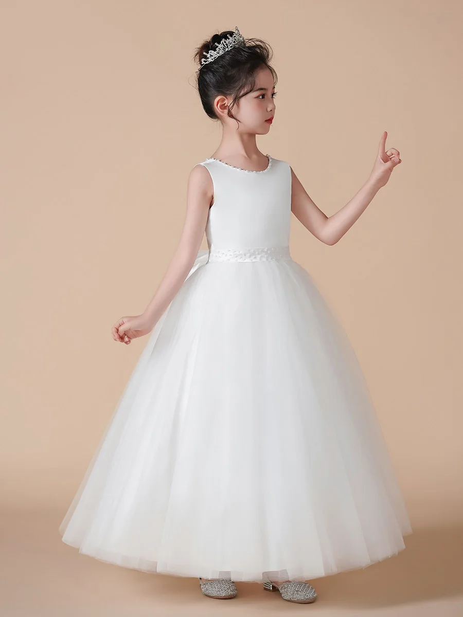 YZYmanualroom Girl piano play children's birthday Princess dress high-end wedding flower child violin competition / Custom Made