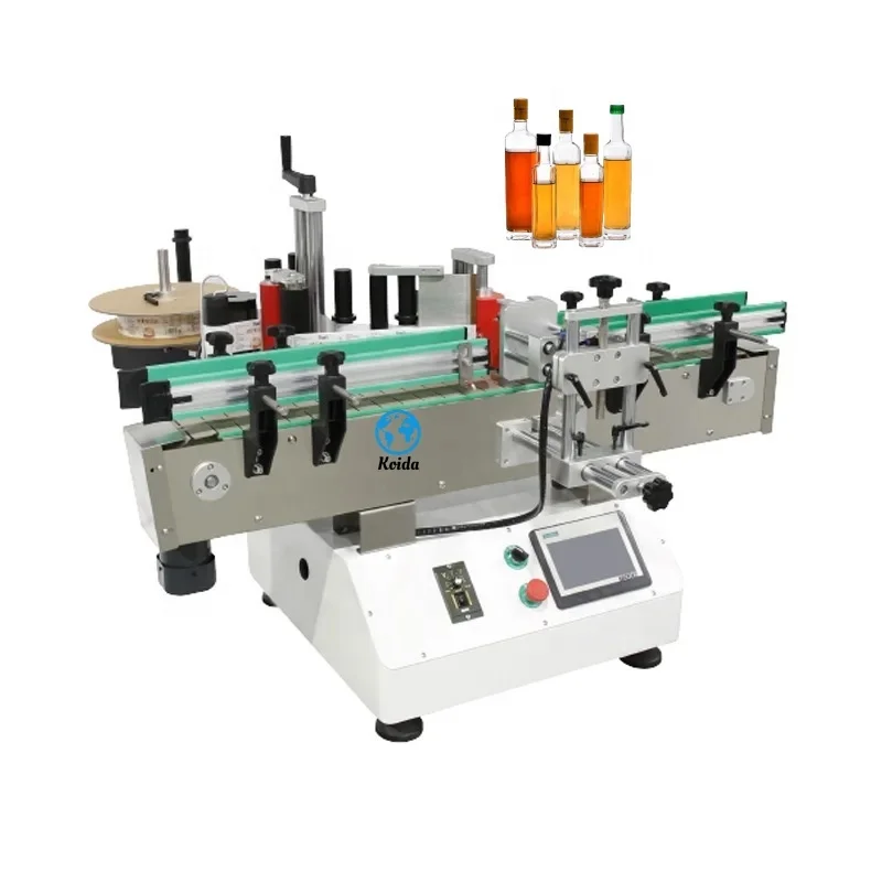 Automatic positioning round bottle labeling machine factory direct beverage bottle labeling machine