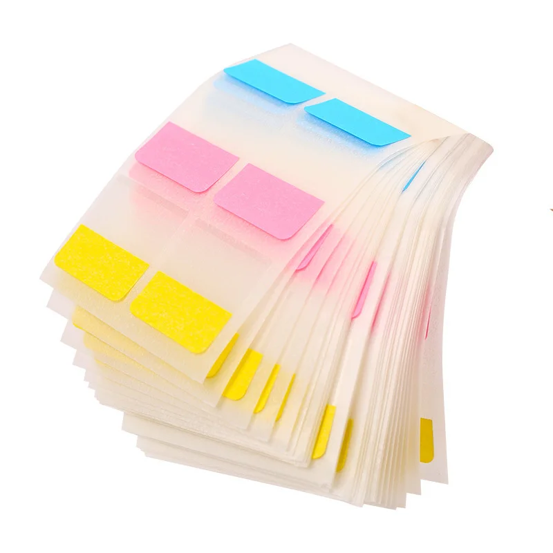 Macaron Index Sticky Tabs, Writable Sticky Note Tabs for Book Annotation, Calendar Reminder, File Classification