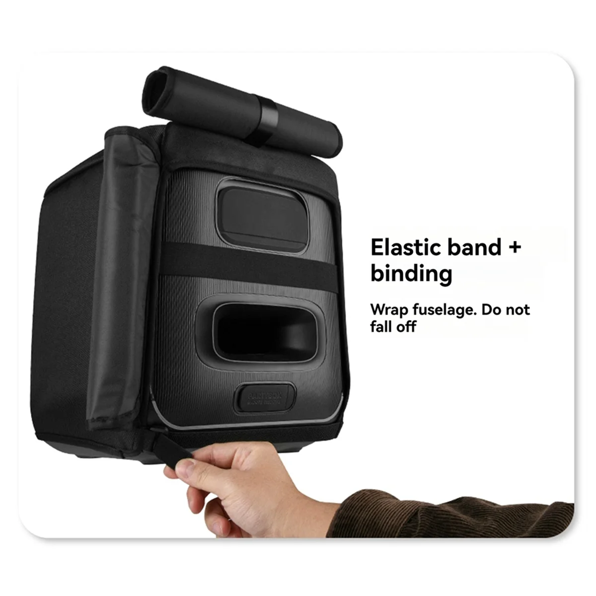 ฝาครอบลําโพงป้องกัน ABXHA สําหรับ JBL PartyBox Encore Essentinal พร้อมที่จับและเคสตาข่ายกันฝุ่น