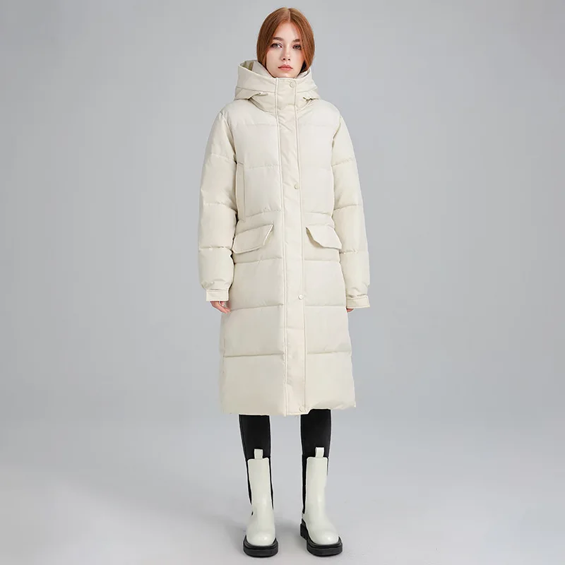 

Пальто, длинные парки, женские однотонные толстовки, толстые теплые куртки, однотонная куртка на молнии с капюшоном, осенне-зимняя уличная одежда