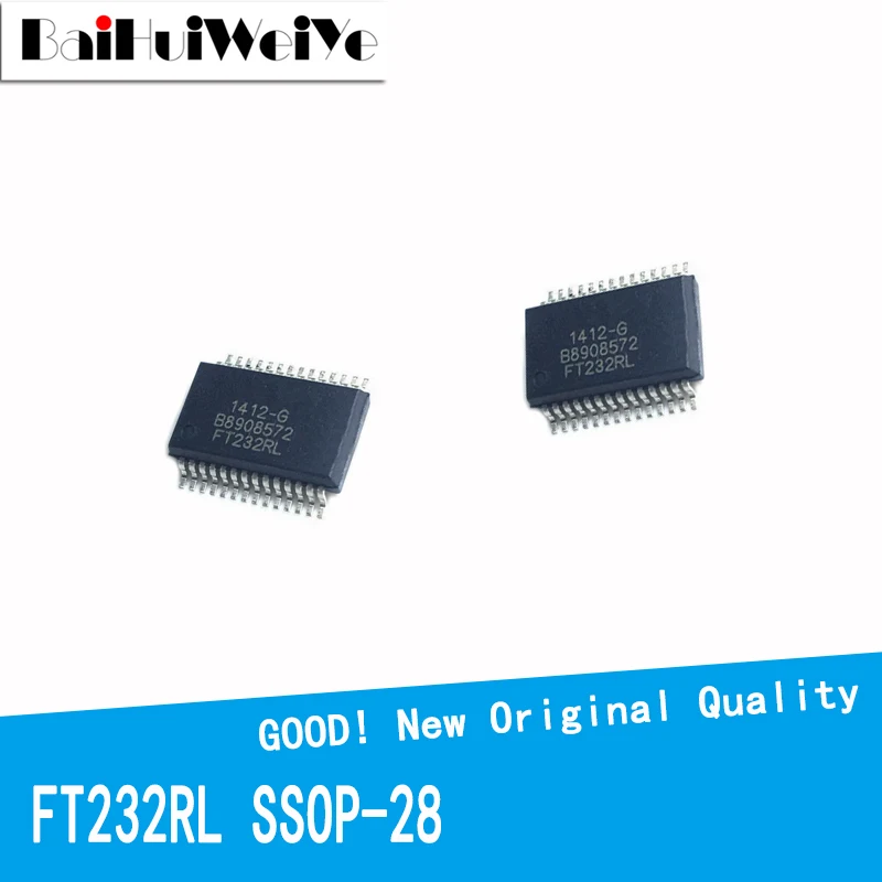 5Pcs/Lot FT232RL FT232 FT232R  USB To Serial UART SOP-28 SMD SOP28 New Original Good Quality Chipset