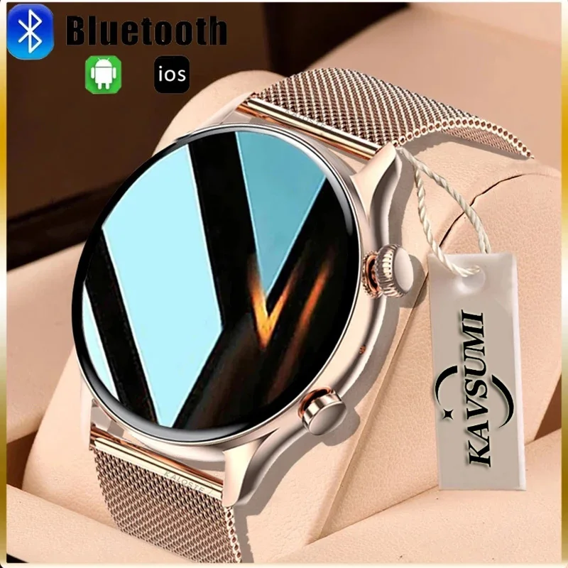 2023 IP68 waterproof Smart Watch Women Full Touch Fitness Tracker Bluetooth Call Smartwatch Weather Forecast Custom watch Faces