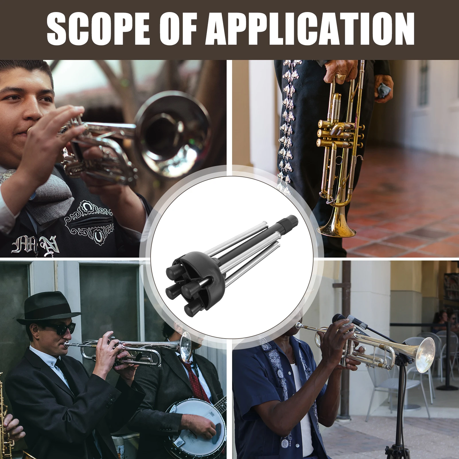 

Musical Instrument Stand Metal Flute Rack Foldable Clarinet Holder Portable Detachable Abs Stands