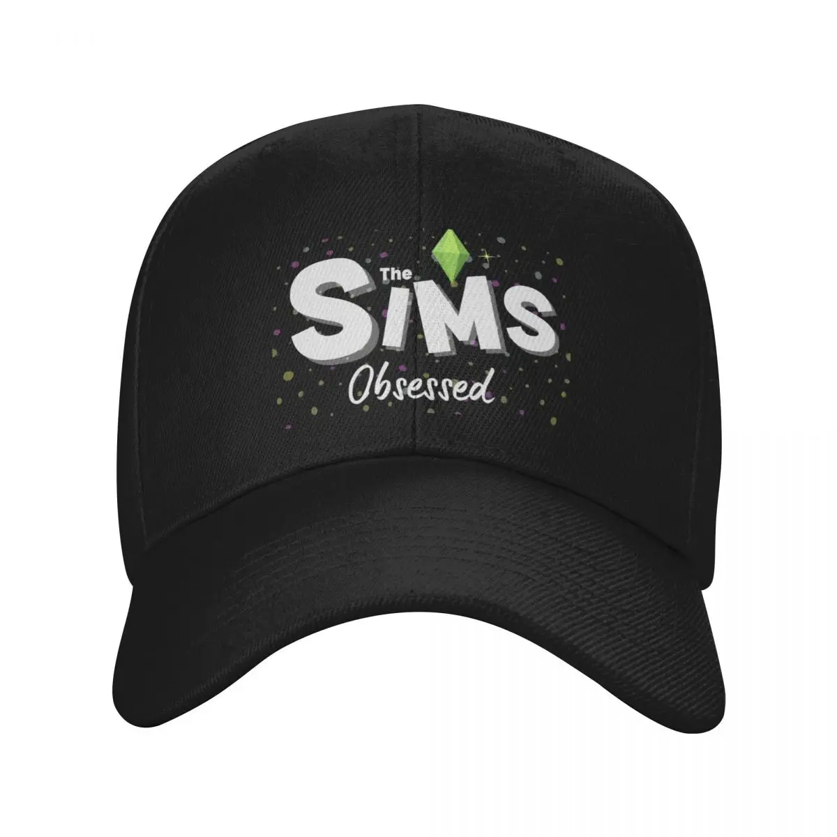 The Sims Obsessed Baseball Cap Hood derby hat custom Hat Icon Women's Beach Men's