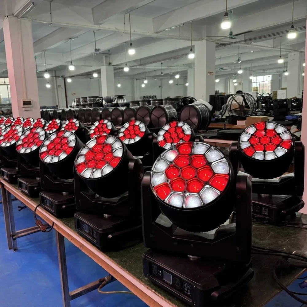 

Mini Moving Head 19*15W LED Zoom Moving Head Wash DJ Stage Lighting