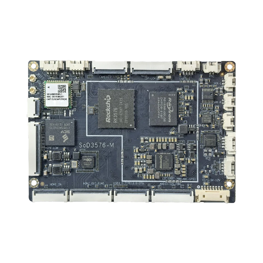 Next-gen 8nm RK3576 High-performance AIOT Single Board Computer Octa Core 6 TOPS NPU 4GB 64GB WiFi 6 BT5.2 Multi-Interfaces SBC