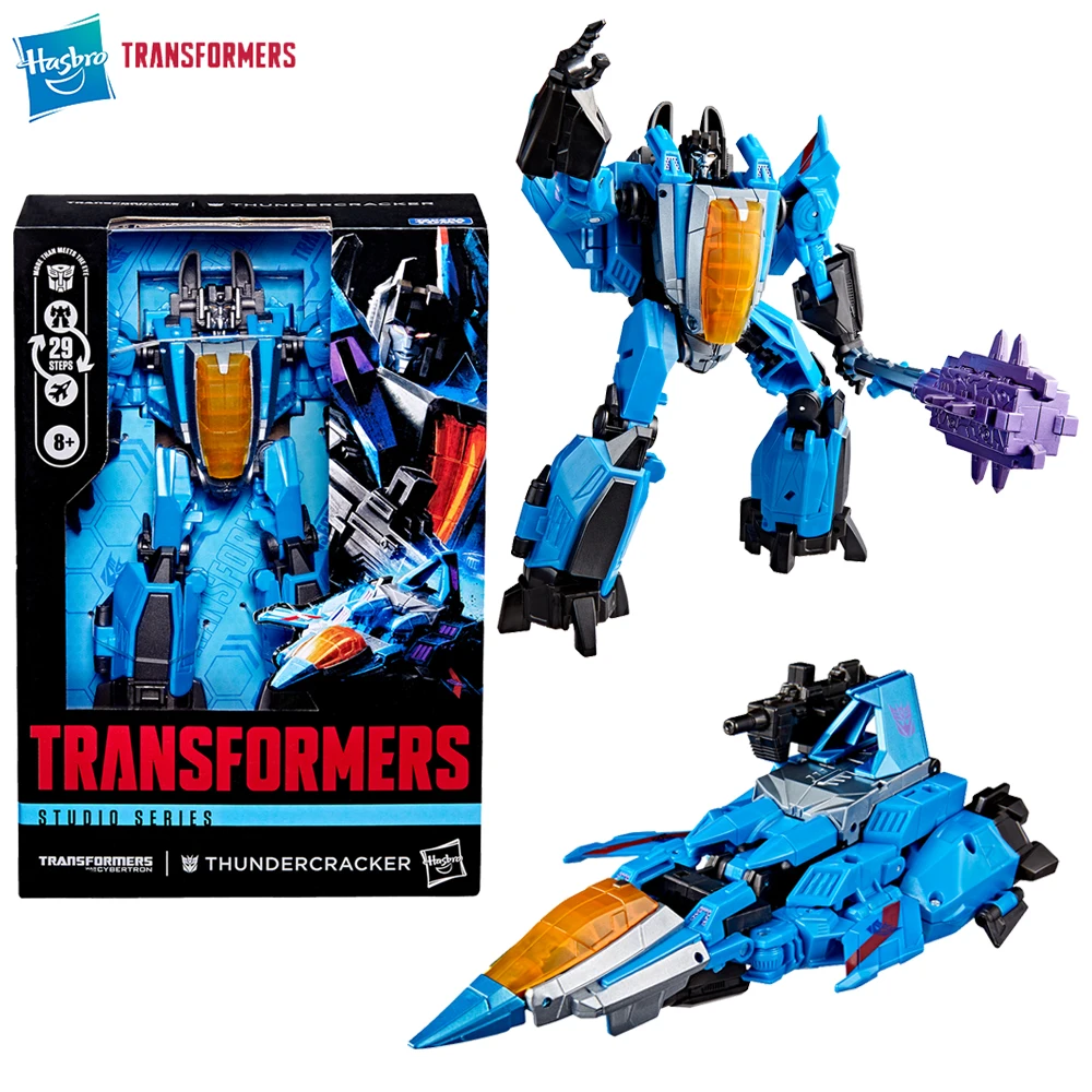 

[В наличии] Hasbro Transformers Studio Series War for Cybertron Thundercracker 16,5 см Voyager Class WFC Модель Фигурка Игрушки