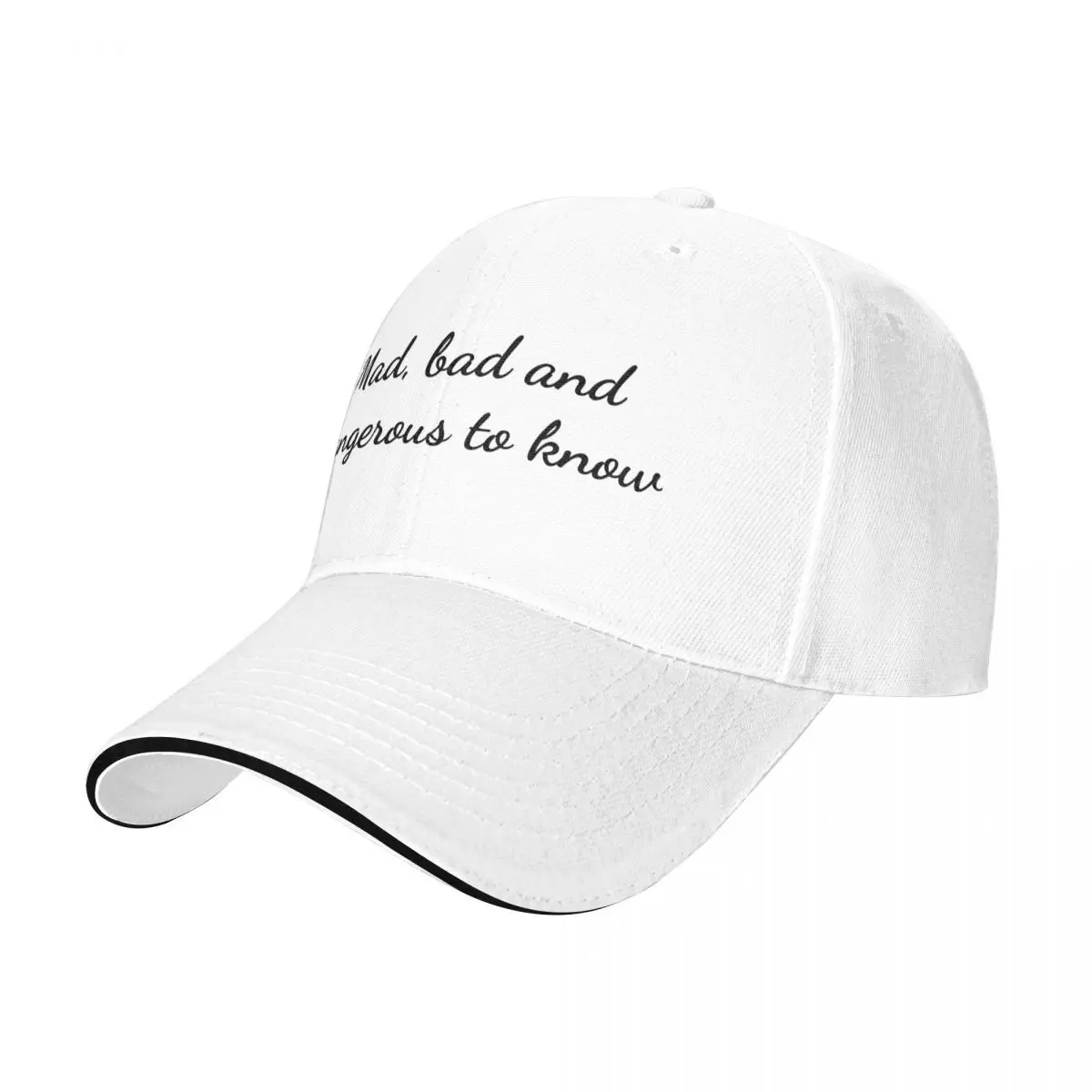 Baseball Caps Mad Bad And Dangerous To Know Awesome Graphic Men Women Outdoor Spring Caps