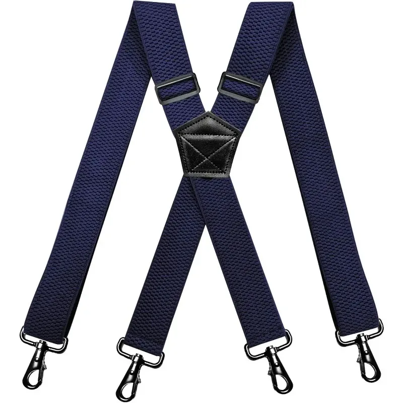 para-homens-e-mulheres-suporte-ajustavel-e-elastico-x-back-de-alta-resistencia-largura-de-38-cm-com-4-ganchos-de-carabina-tamanho-Unico-longo