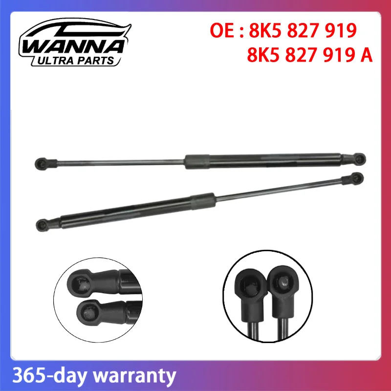 

8K5827919 8K5827919A Rear Tailgate Boot Gas Struts Liftgate With Power Gate Gas Springs for Audi A4L 2009-2016 A4 S4 2008-2012