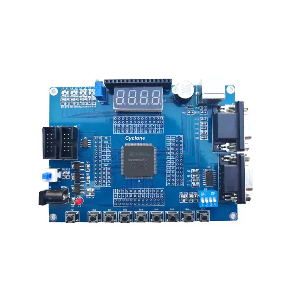 FPGA Development Board CycloneII EP2C5T144C8 Minimum System Core with RS232 VGA PS2 LCD1602 for Student Electronic Competition