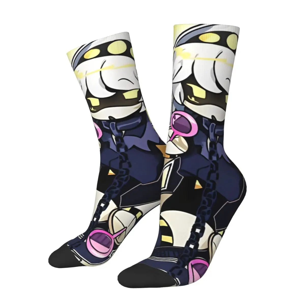 Robot Murder Drones V Uzi Socks Spring Stockings Vintage Unisex Men Breathable Socks Custom Outdoor Anti Sweat Socks