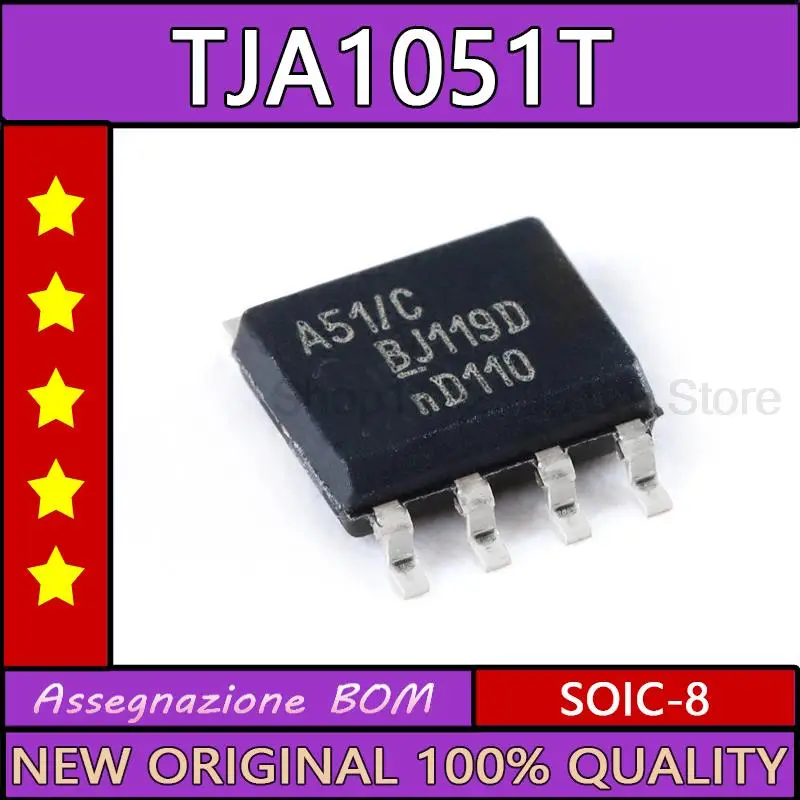 5PCS Original genuine patch tja1051t soic-8 chip can transceiver