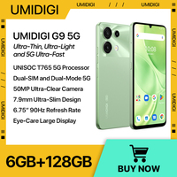 UMIDIGI G9 5G Smartphone Android 14 UNISOC T765 Eye Care 6GB 128GB 6.75\