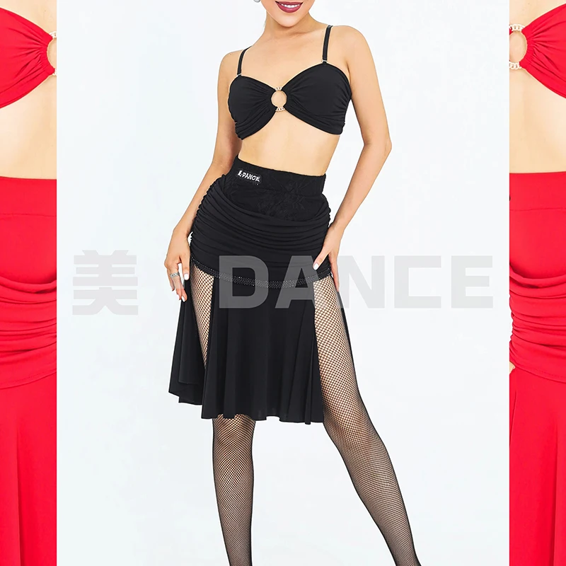 2026 Latin Dance Competition Clothing For Women Practice Suit Rumba Tango Ballroom Performance Dress Latin Dancewear DQS24354
