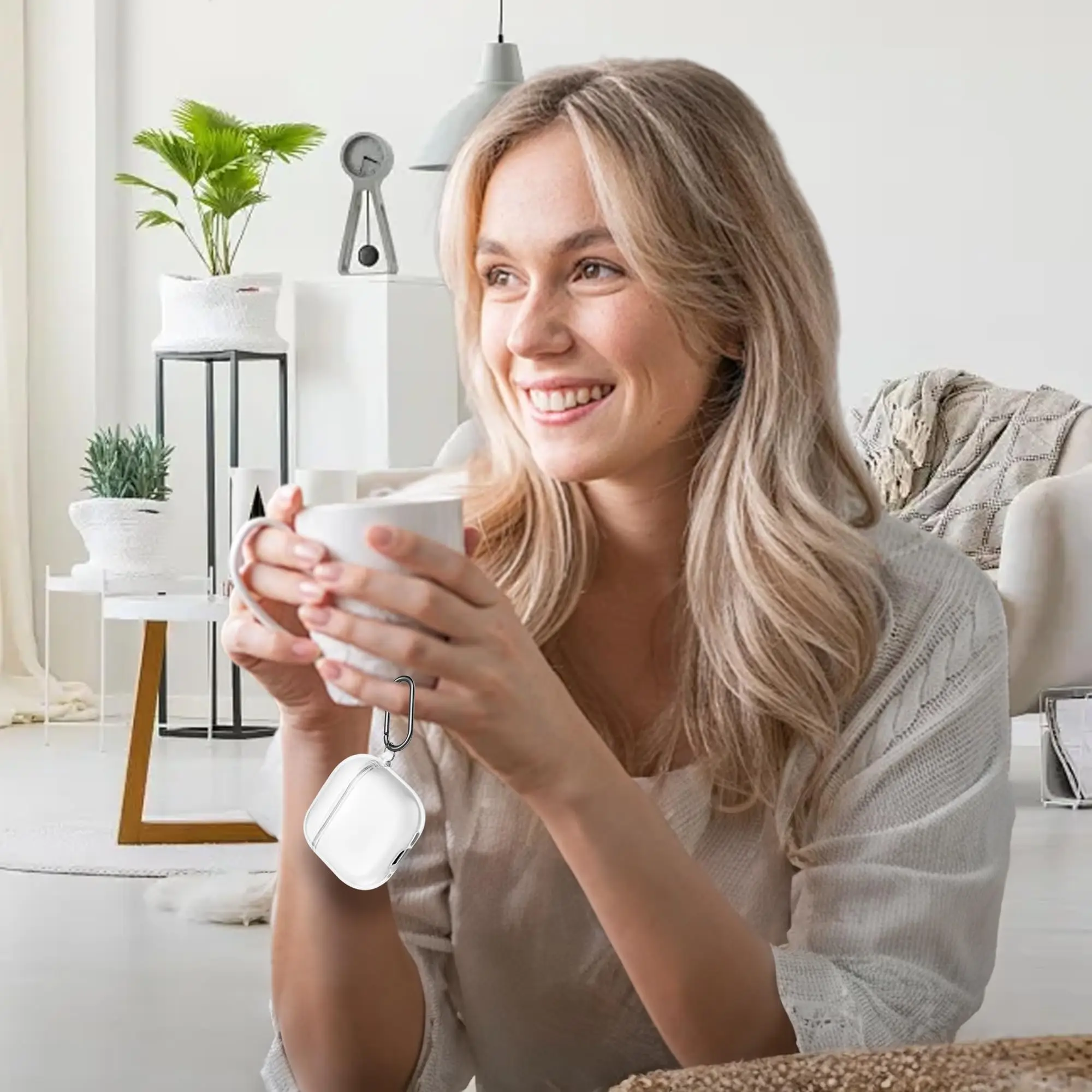 2025 nuevo para AirPods 4ta generación funda protectora de silicona accesorios con Kit de limpieza y llavero para Airpods 4