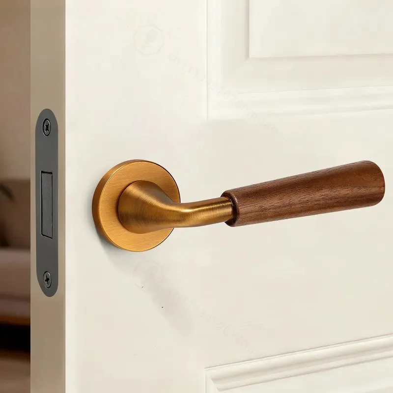Medieval Style Invisible Door Lock Light Luxury Zinc Alloy Household Dark Room Storage Special Hidden Door Lock