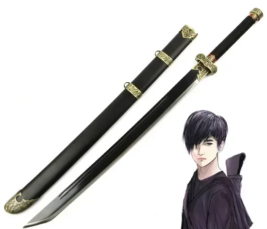 104cm Cosplay The Lost Tomb Sword Kylin Zhang weapon wooden Sword model Fancy Dress Costume party Anime show props gift