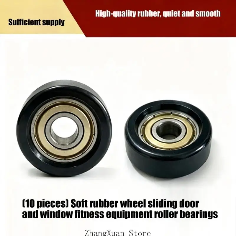 Wartungsrollenlager-Flachradsatz für Schiebepaneel-Service, 10er-Pack 3XUF – Detail 10