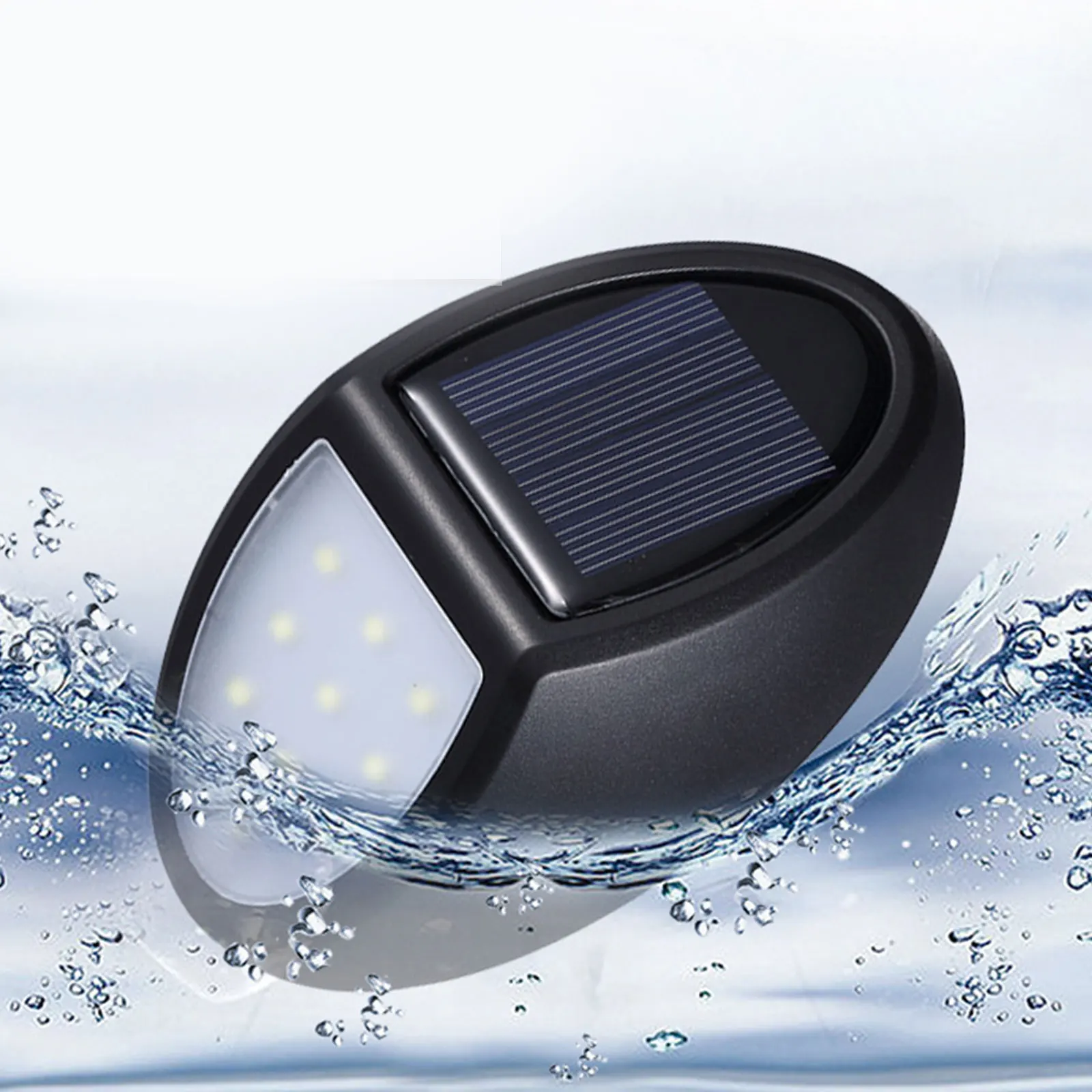 

Solar Powered Lights Outdoor Garden Waterproof Durable Solar Light Wall Fence Lamp ABS Material Charging