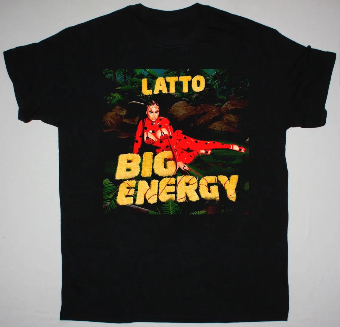 Latto Music For Lovers Black T-Shirt Cotton Full Size S-5XL JH46