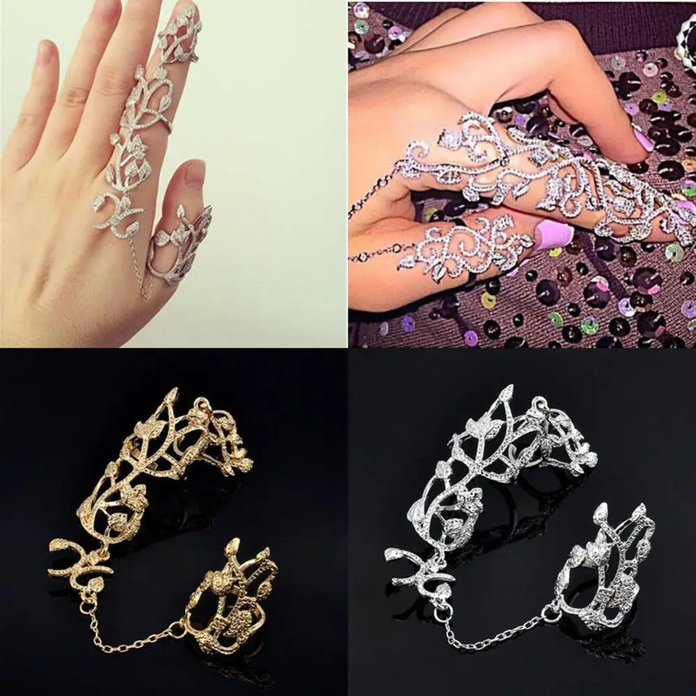 Gift Punk Armor Rock Gothic Full Finger Knuckle Ring