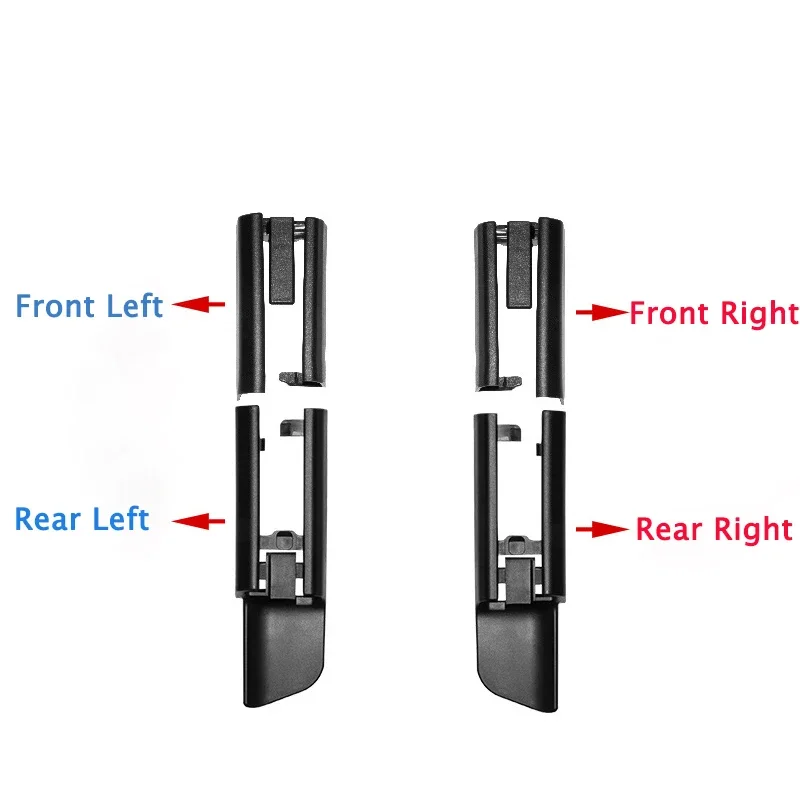 Complete Front Rear Left Right Seat Rail Trim Cover Sliding Track For BMW G30 G11 G12 F15 F16 5 Series 7 Series X5 X6