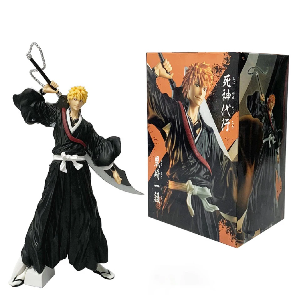 Bandai Original Anime-Figur Kurosaki Ichigo Actionfigur Aizen Sousuke/Hitsugaya Toushirou Figurine PVC-Modell Sammlerstück Spielzeug