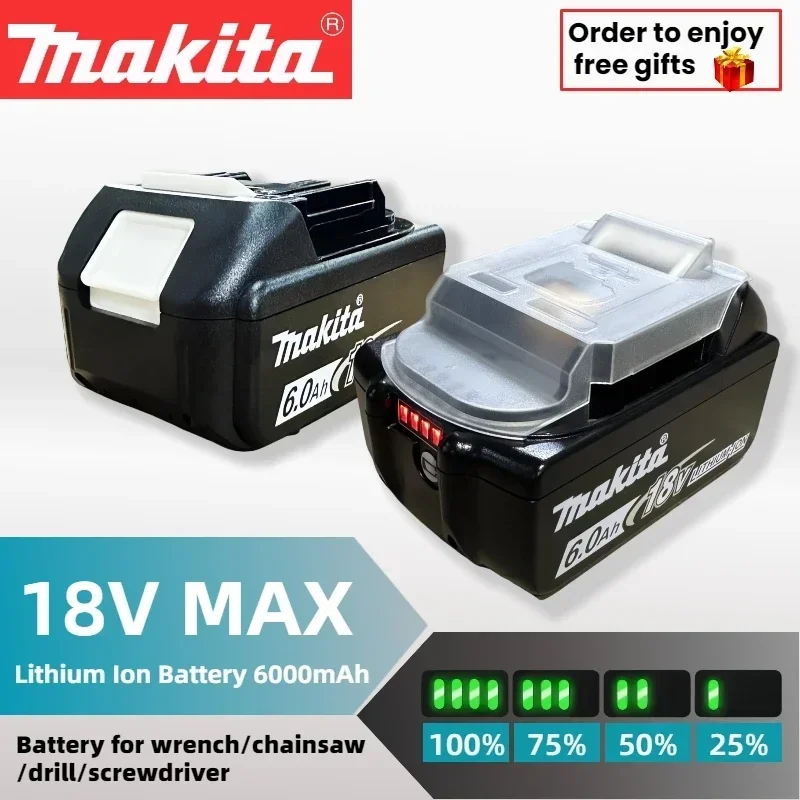 

Original/Genuine Makita 3Ah/6Ah/5Ah screwdriver Battery for Makita 18V Battery BL1860 BL1850B BL1840B BL1830B BL1815 Replacement