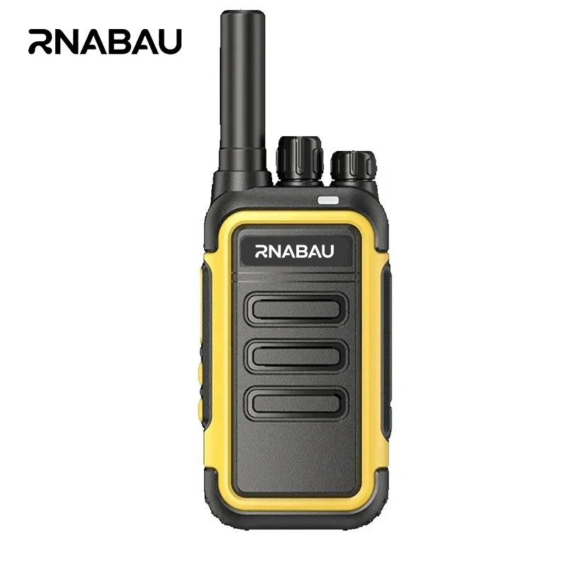 RNABAU 2 шт. мини-рации, портативные двухсторонние радиостанции, комплект приемопередатчиков UHF, рации с большим радиусом действия, COD