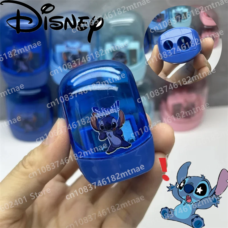 Kawaii Disney Cartoon Stitch Printing Pencil Sharpener Student Stationery Prizes Mini Portable Pencil Tool Ornaments School Gift