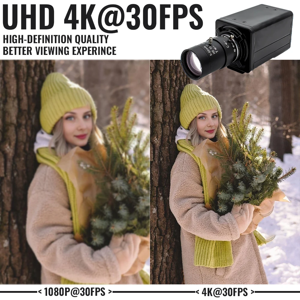 POE IP 카메라 8MP 30FPS 산업용 웹캠 금속 - Home Security Images 리뷰 및 가격