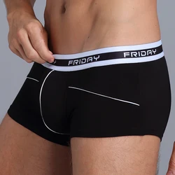 Roupa íntima masculina de fibra de bambu, respirável, confortável, shorts ultrafinos, sexy