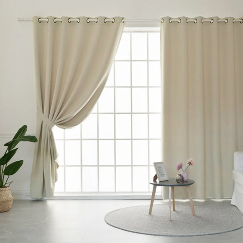 Modern Blackout Curtains For Living Room Girls Bedroom Window Curtains For Kitchen Window High Shading Drape Custom Blinds Tend