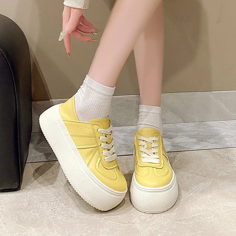 feminino-dedo-do-pe-redondo-couro-macio-fundo-grosso-tenis-atado-esporte-casual-duplo-wear-amarelo-na-moda-verao-apartamentos