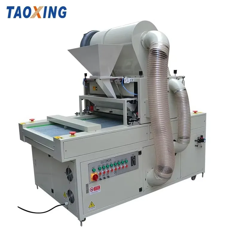 Fully Automatic Dual Suction Ports Powder Sprinkling Machine Single Color Printing Greeting Cards Factory Direct Screen Printer