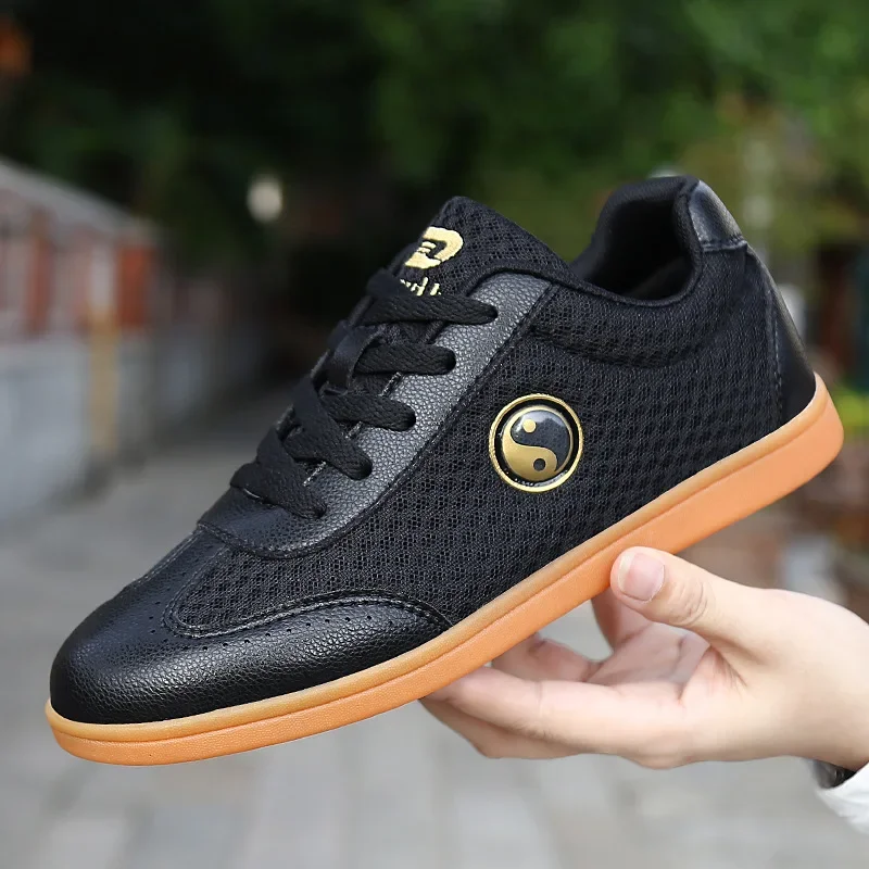 Martial Arts Shoes Unisex Adult Exercise Chinese Traditional Old Beijing Tai Chi Kung Fu Team Performance Match Men Women