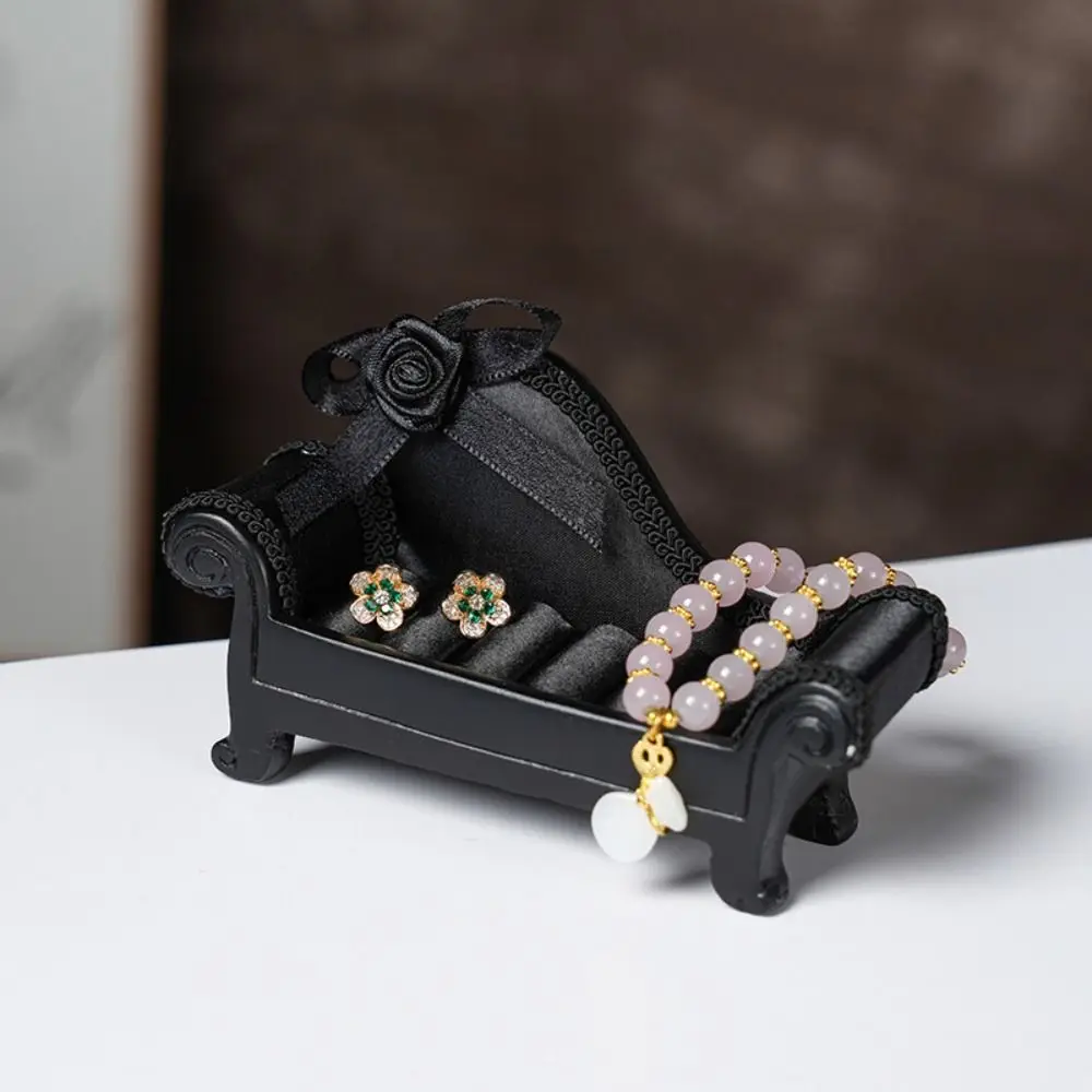 

Sofa Necklace Mannequin Display Stand High-heeled Shoes Dress Fishtail Skirt Jewelry Stand Holder Rose Bow