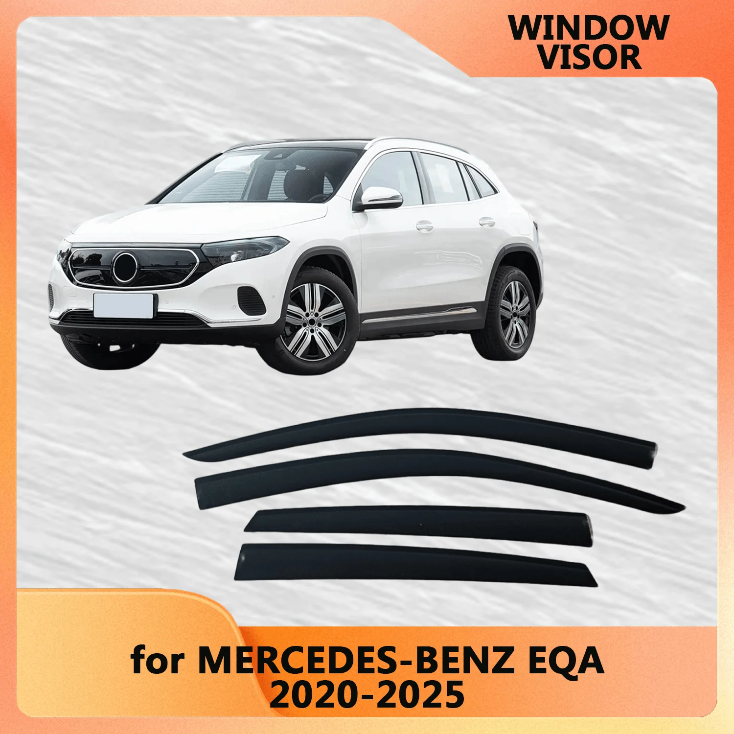 

Оконный козырек для MERCEDES-BENZ EQA 2020 2021 2022 2023 2024 2025 Ветровые дефлекторы Дождевики Дверной козырек Вентиляционные шторы Вентиляционный козырек