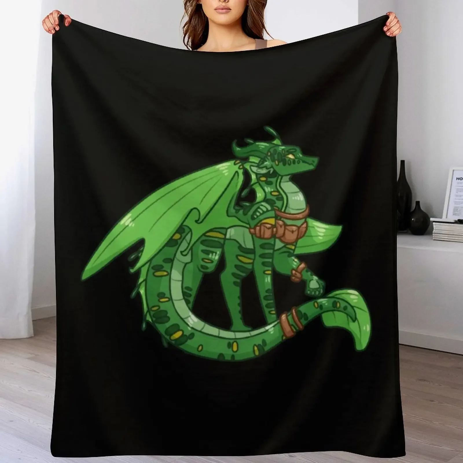 New Sundew dragon Throw Blanket Anti Shedding Soft Fuzzy Blanket for Home