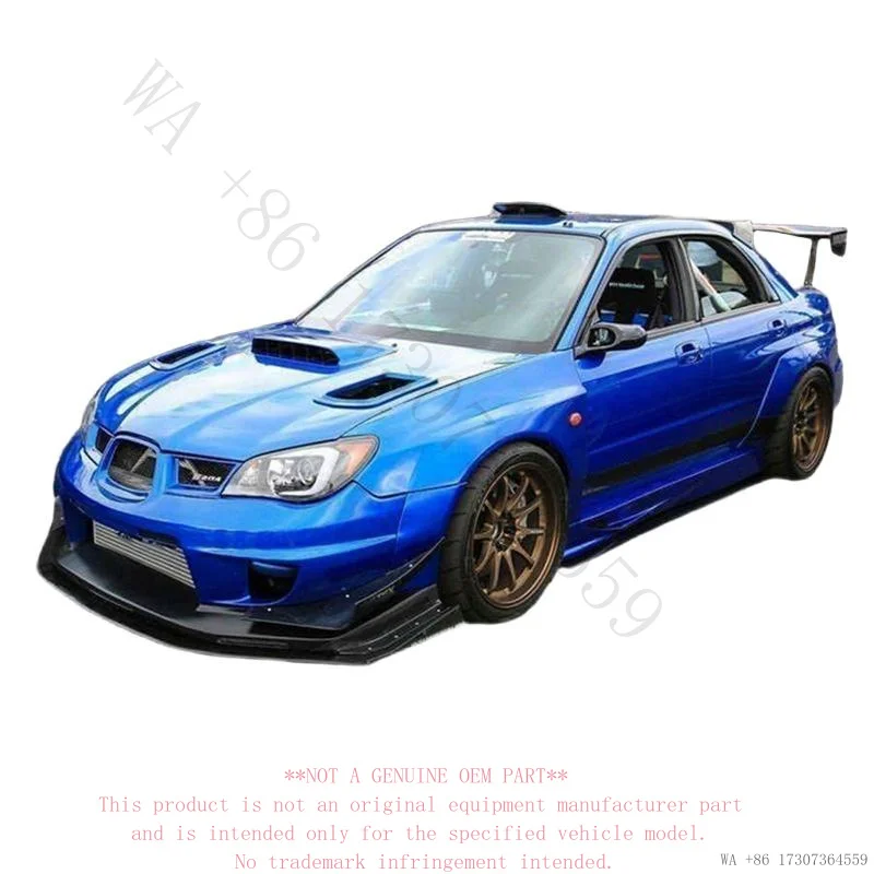 Suitable for Subaru 9th generation STI Impreza GDB sedan, modified VTX front bumper wide-body wheel arch surround
